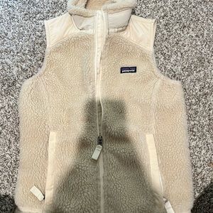 Patagonia cream vest